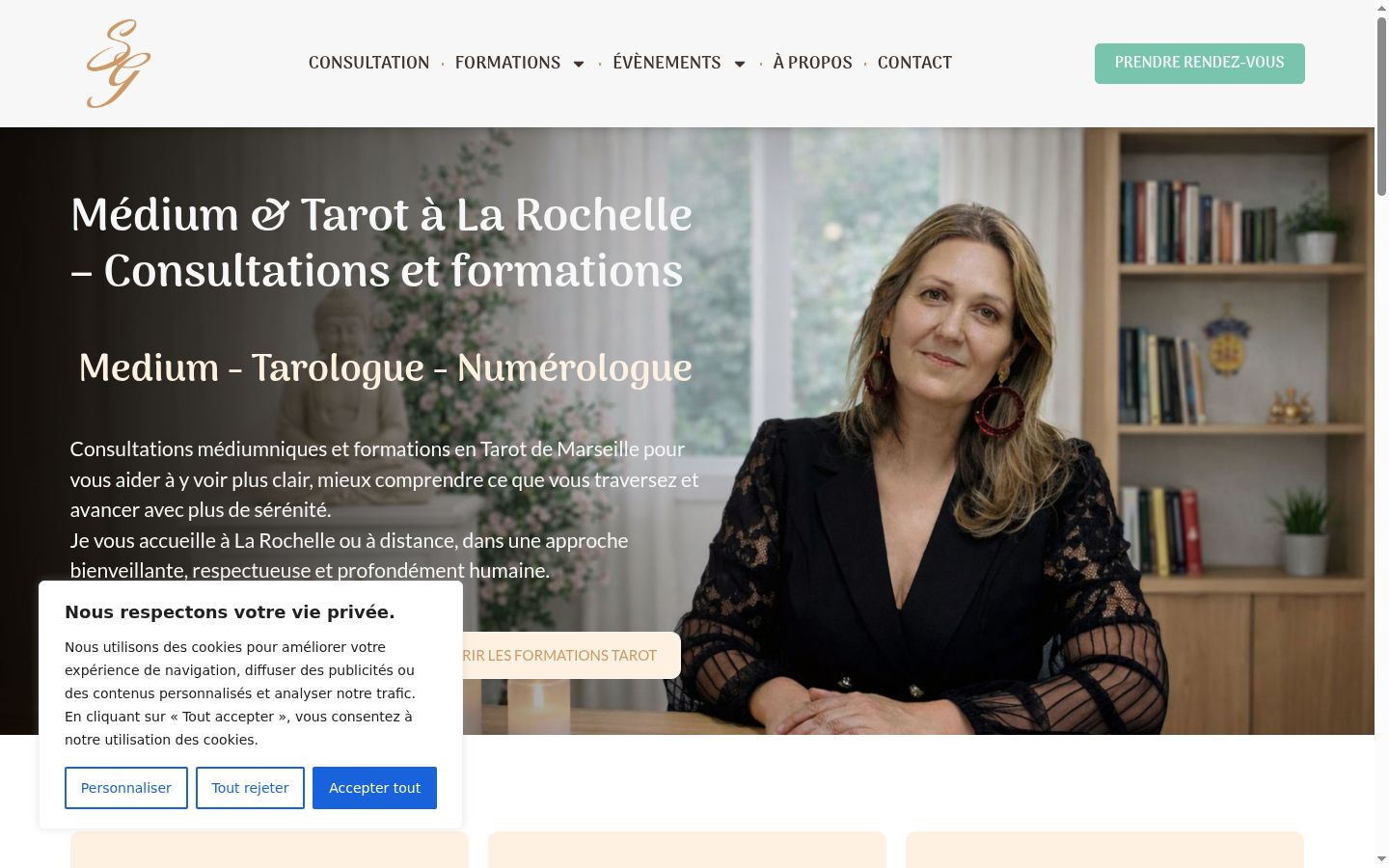 Screenshot van de toestemmingsbanner zoals getoond vóór enige interactie