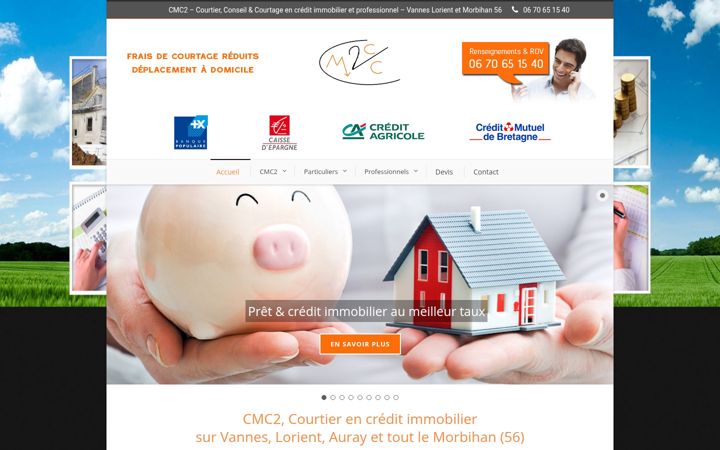 Screenshot of conseils-credit-56.com