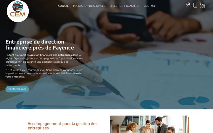 Screenshot of conseils-esterel.fr