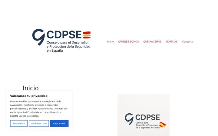 Screenshot of consejoseguridad.org