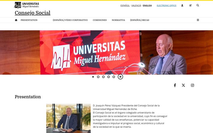 Screenshot of consejosocial.umh.es