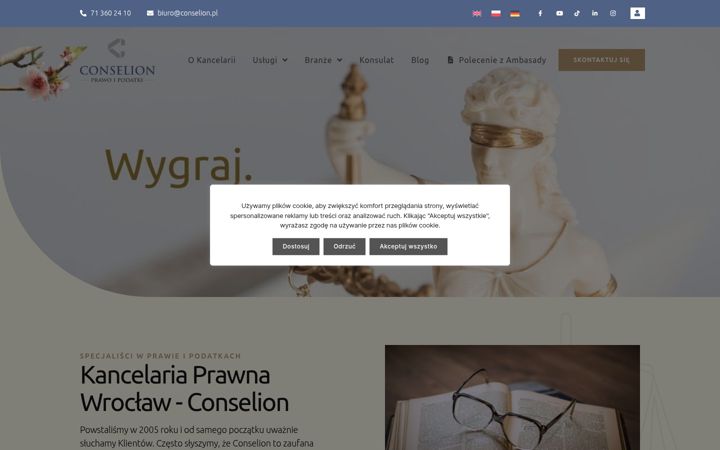 Screenshot of conselion.pl