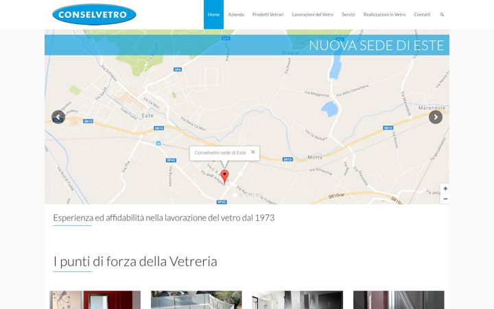 Screenshot van conselvetro.it