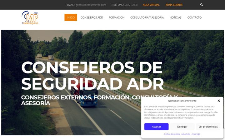 Screenshot of consemerpe.com
