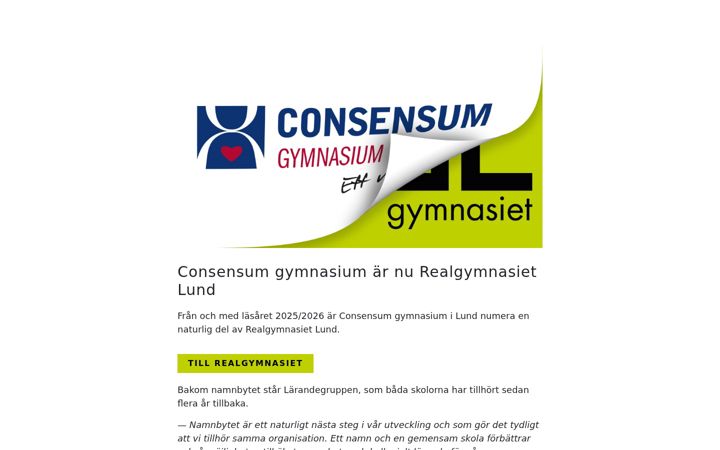 Screenshot of consensum-lund.se