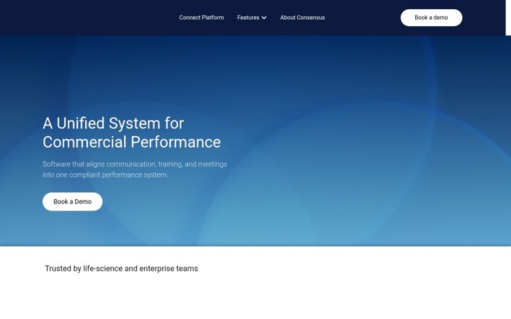 Screenshot of consensus.dk