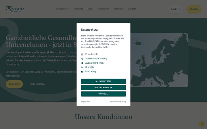 Screenshot of consentiv.com