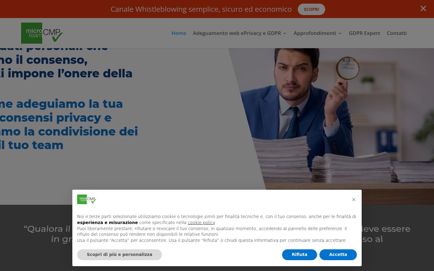 Sutikimo reklamjuostės, rodytos prieš bet kokią sąveiką, ekrano kopija