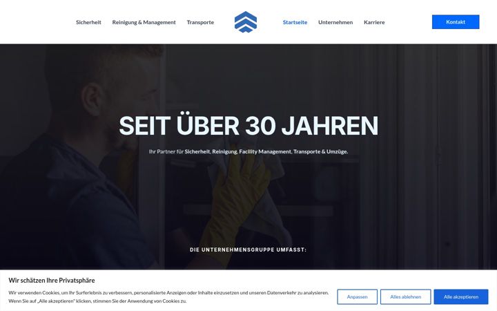 Screenshot of conser-gruppe.de