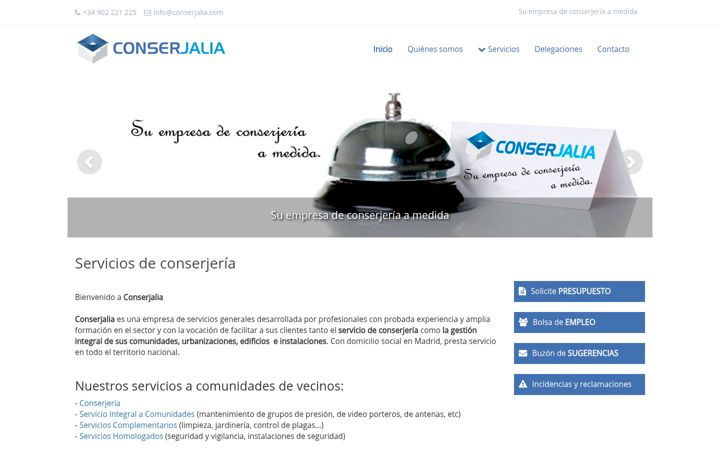 Screenshot of conserjalia.com