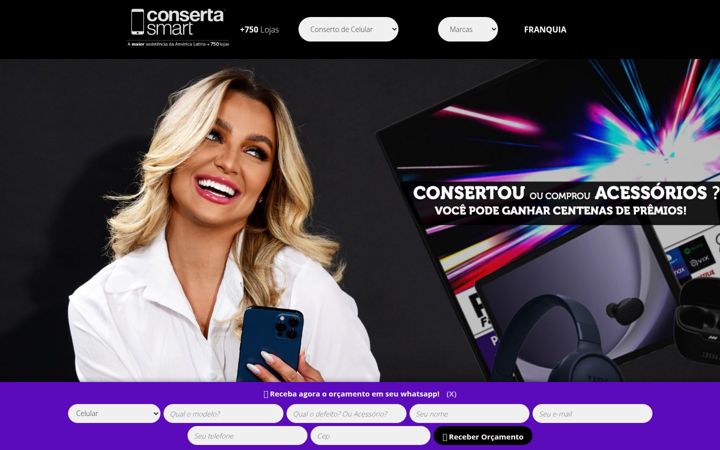 Capture d'écran de consertasmart.com