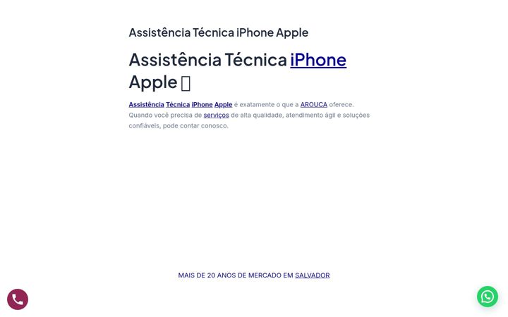 Screenshot of consertoappleiphone.com.br