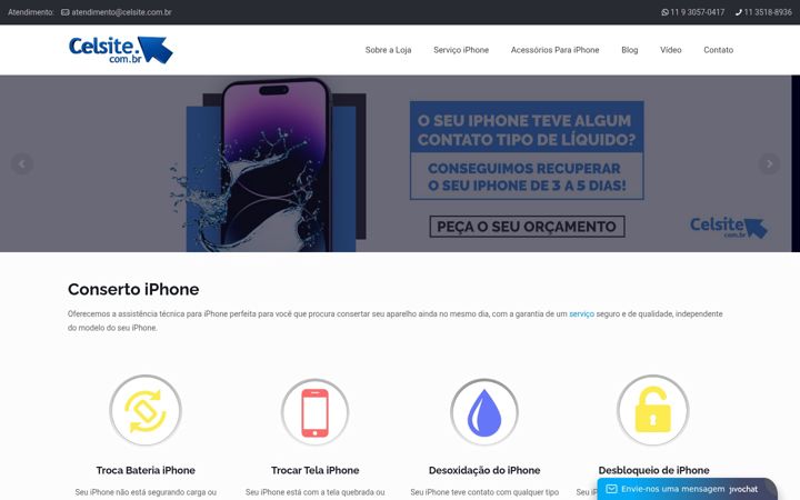 Ekrano kopija consertoiphonesaopaulo.com.br