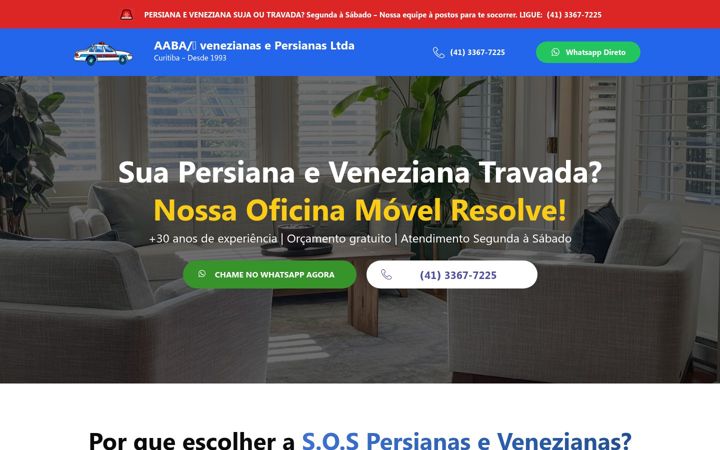 Screenshot of consertopersianascuritiba.com.br