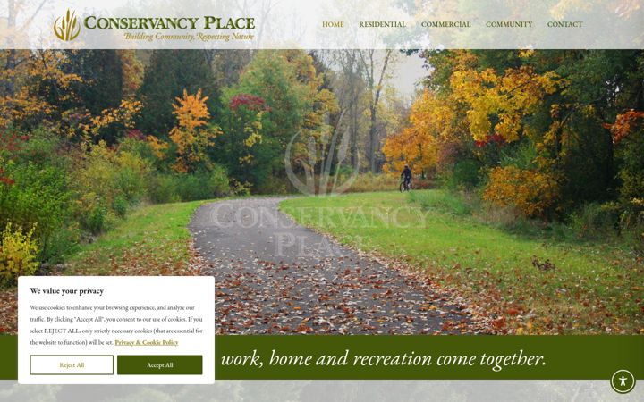 Screenshot of conservancyplace.com