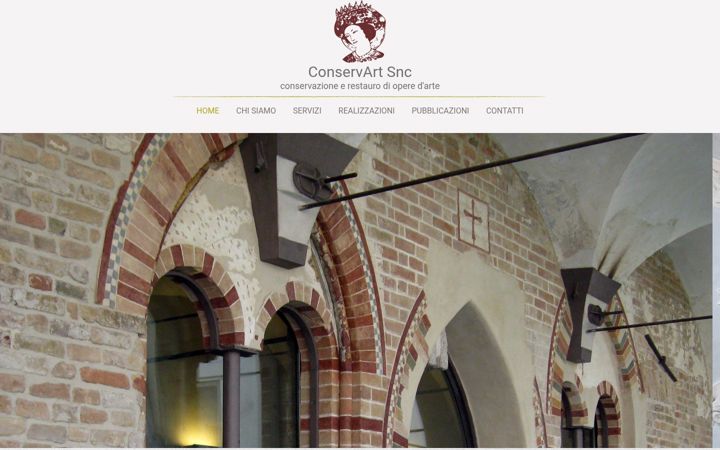 Screenshot of conservart.it
