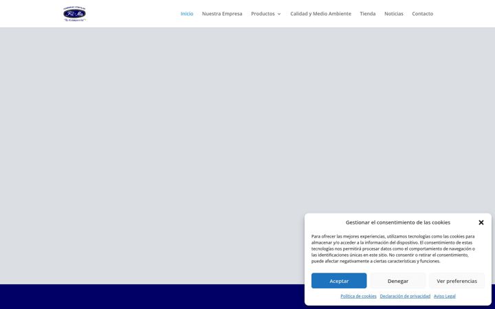 Screenshot of conservas-filibertomartinez.es