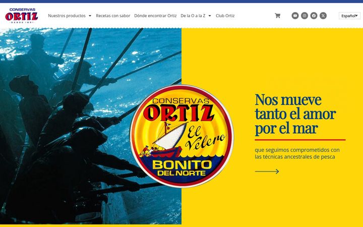 Screenshot of conservasortiz.com