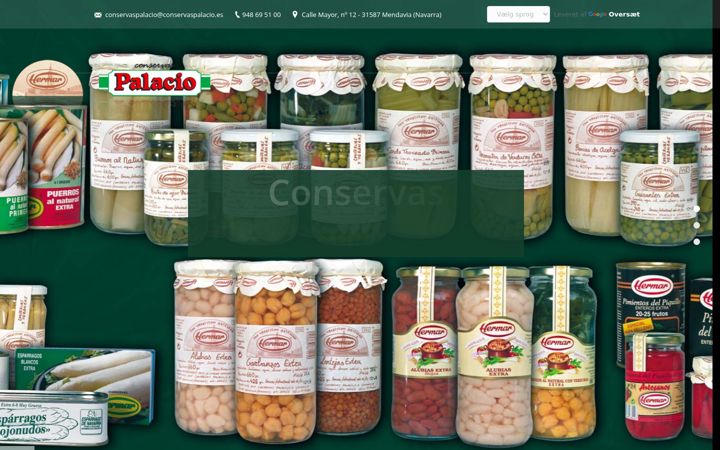 Screenshot of conservaspalacio.es