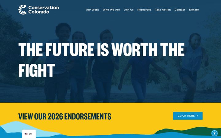Screenshot ta' conservationco.org
