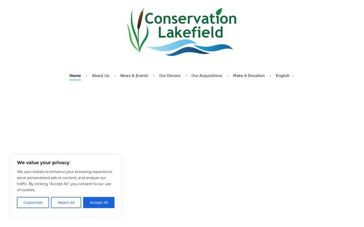 Screenshot von conservationlakefield.ca
