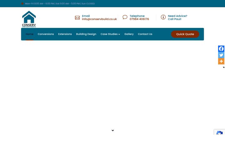 Screenshot of conservbuild.co.uk