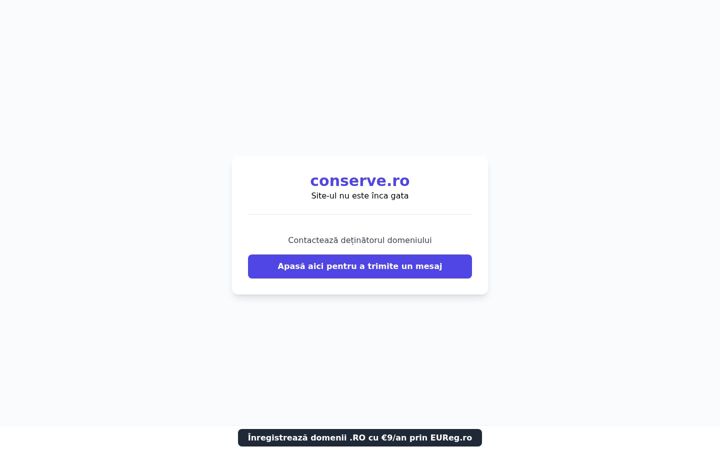 Screenshot von conserve.ro