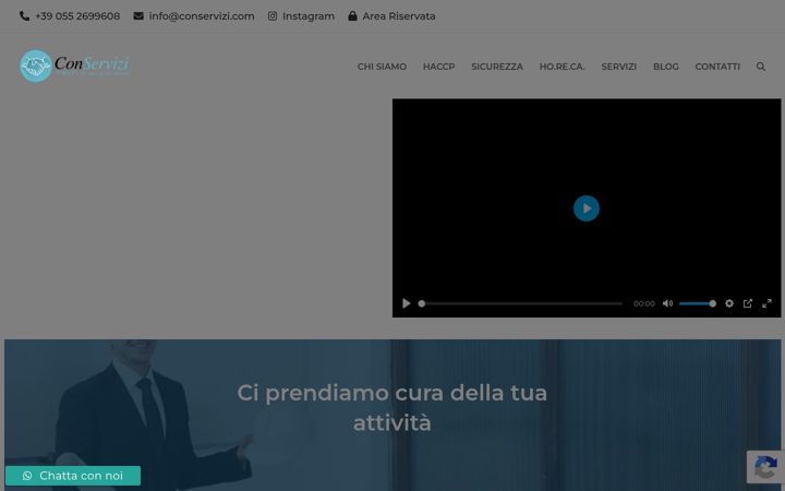 Screenshot of conservizi.com