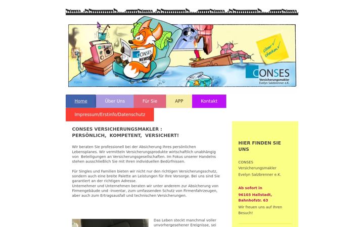 Screenshot of conses-bamberg.de