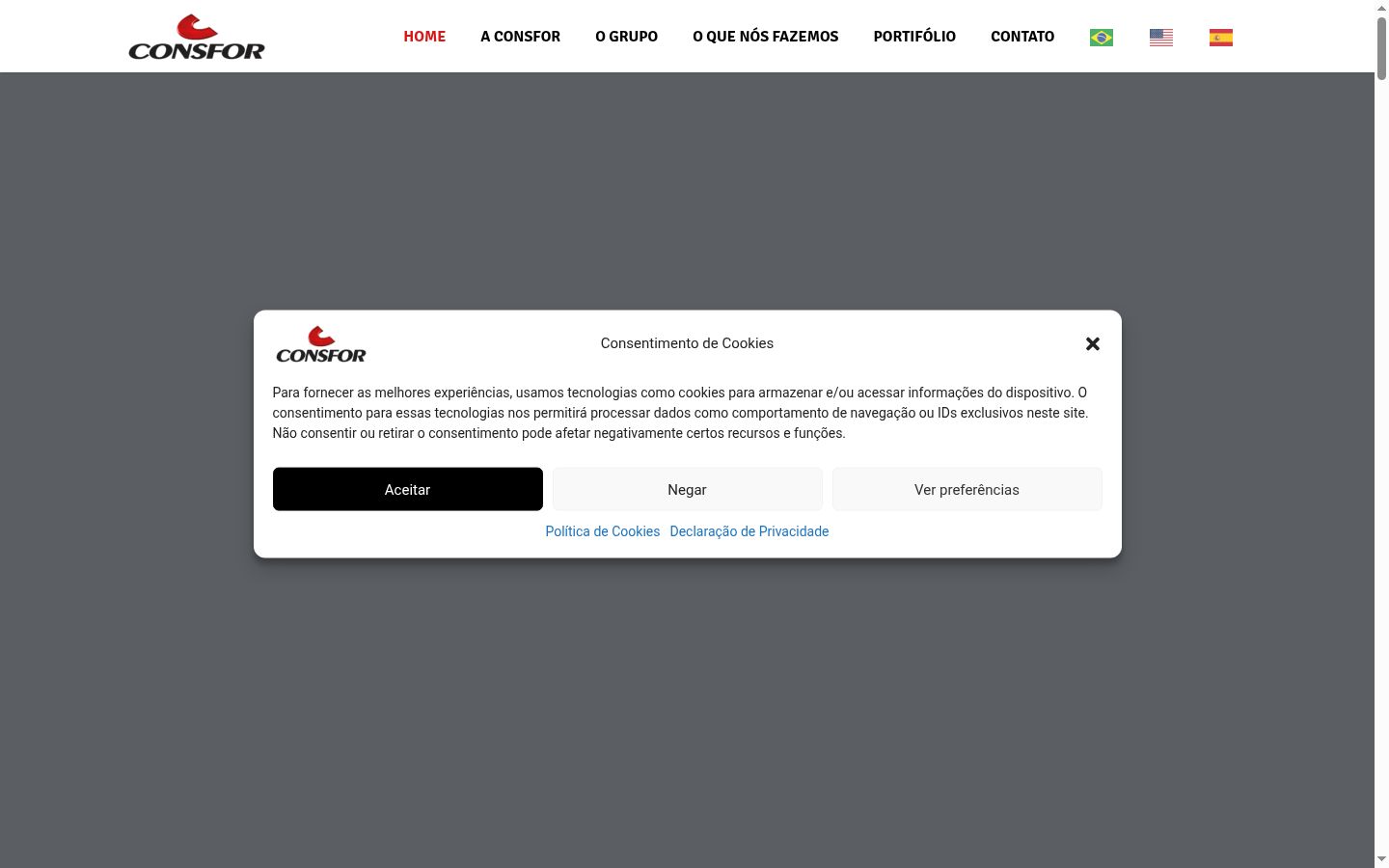 Screenshot tal-banner tal-kunsens muri qabel kwalunkwe interazzjoni