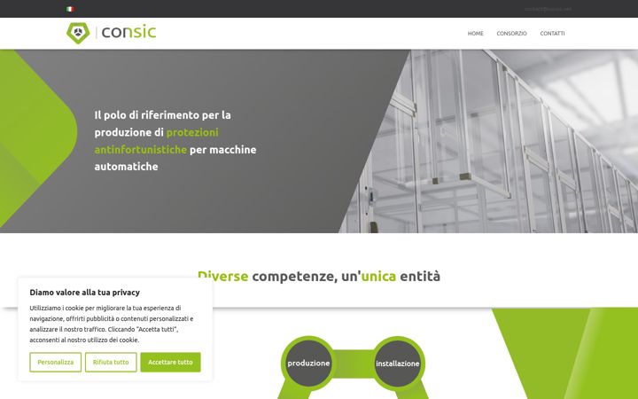 Skärmbild av consic.net