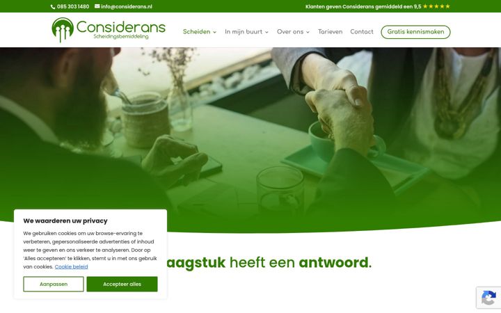 Skjermbilde av considerans.nl