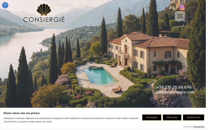 Screenshot of consiergie.com