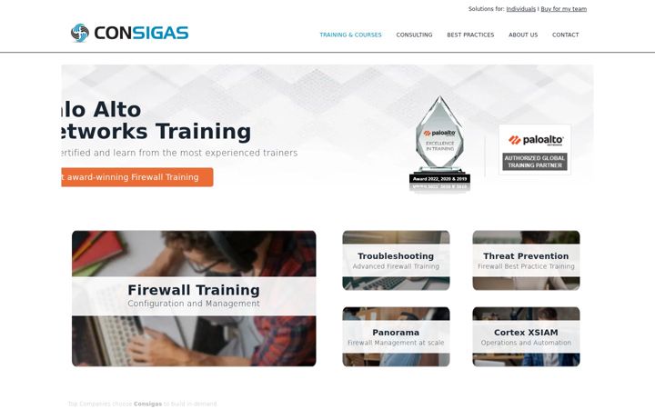 Screenshot of consigas.com