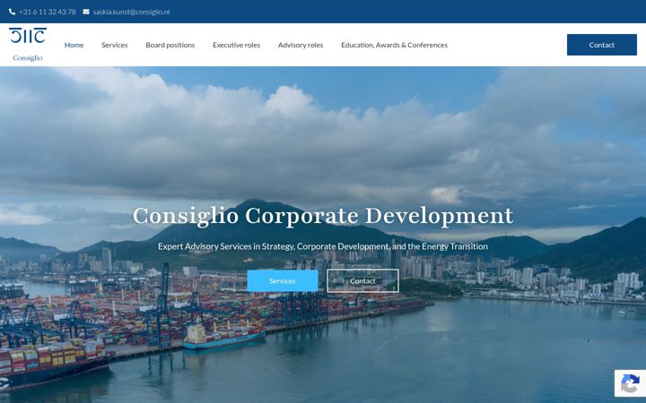 Screenshot of consiglio.nl