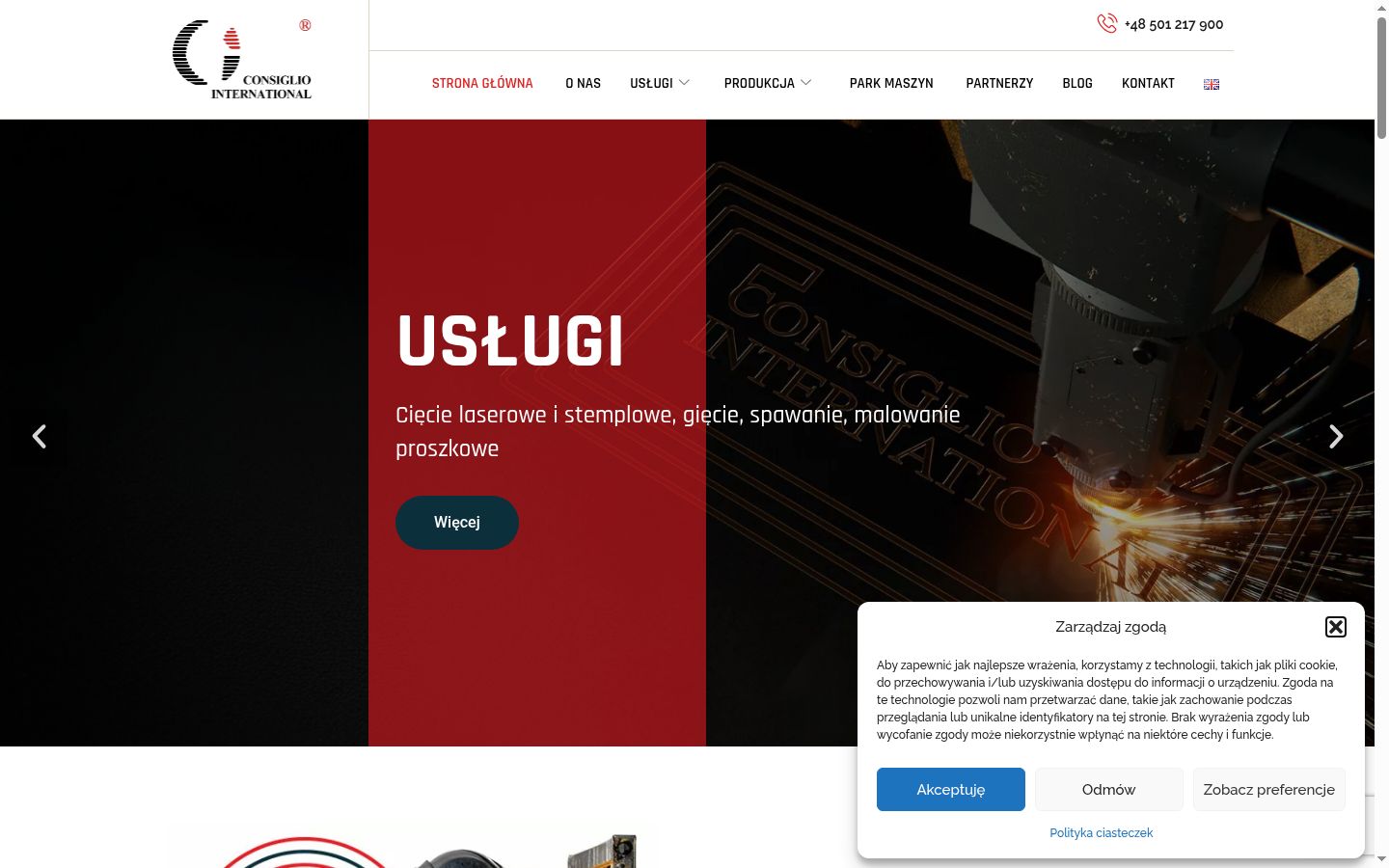 Screenshot tal-banner tal-kunsens muri qabel kwalunkwe interazzjoni