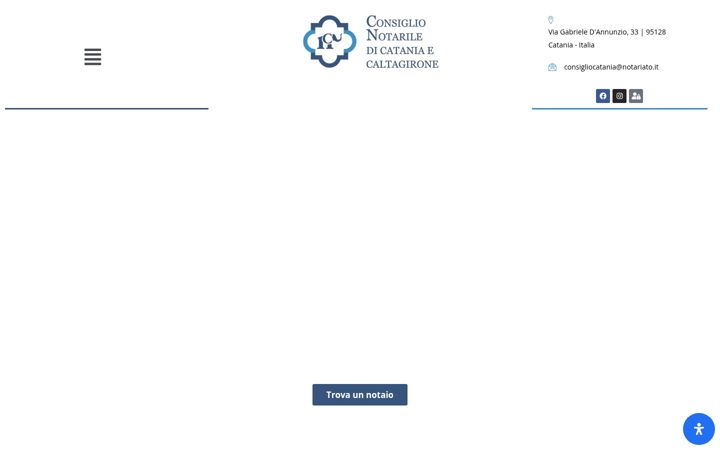 Screenshot of consiglionotarilecatania.it