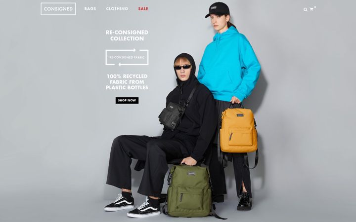 Screenshot of consigned.co.uk