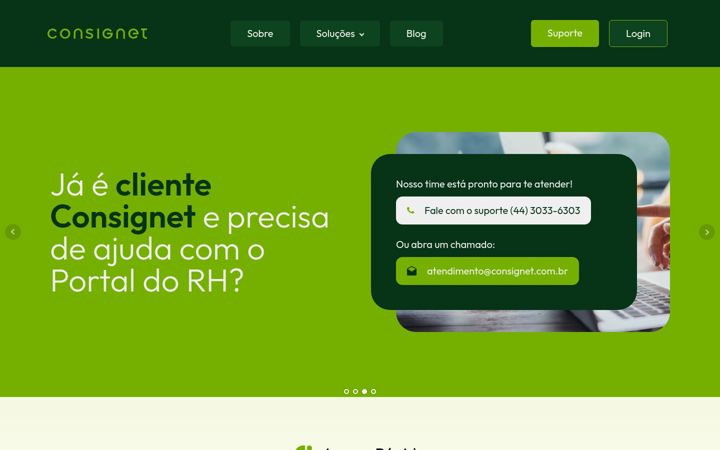 Screenshot of consignet.com.br