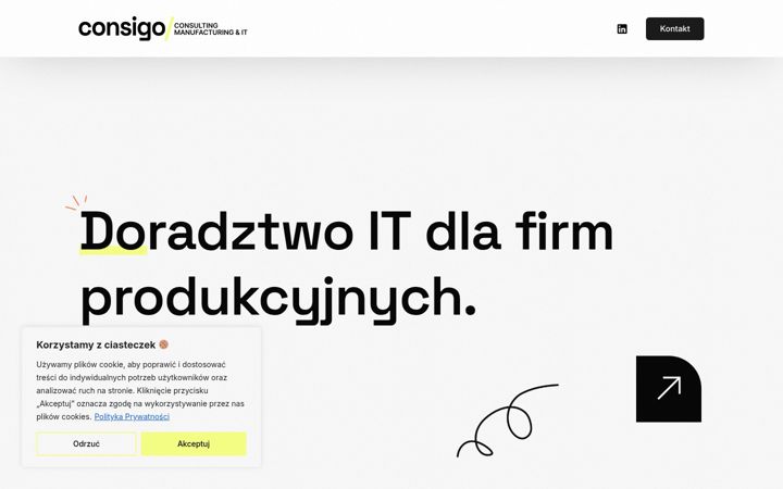 Screenshot of consigo.pl