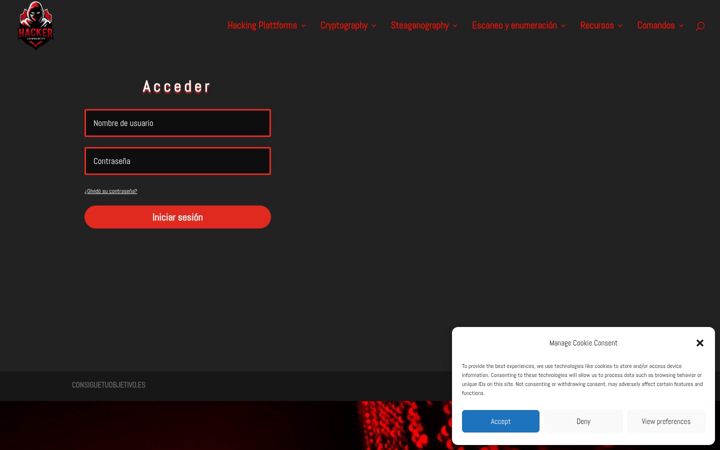 Screenshot of consiguetuobjetivo.es