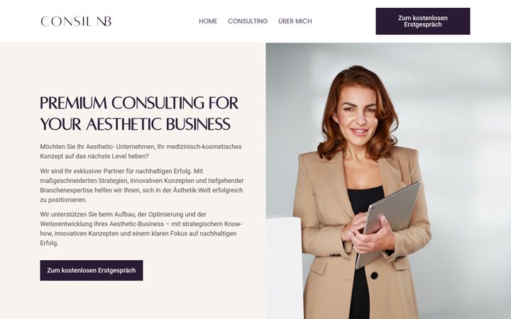 Screenshot of consil-nb.com