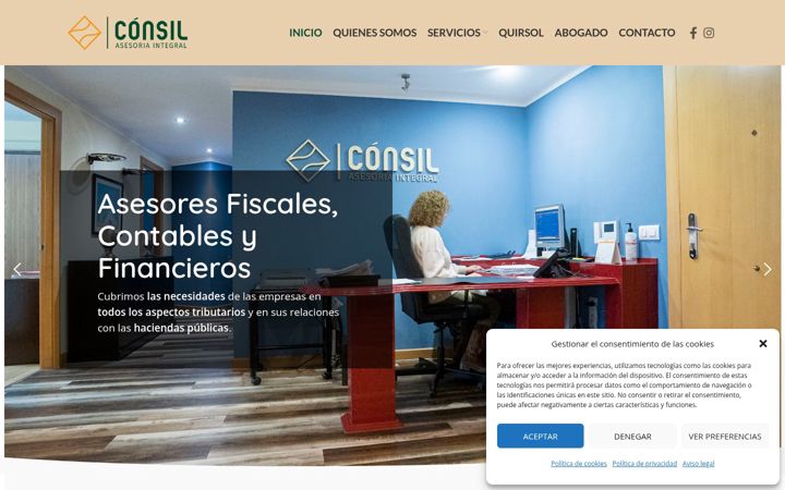Screenshot of consilasesores.com