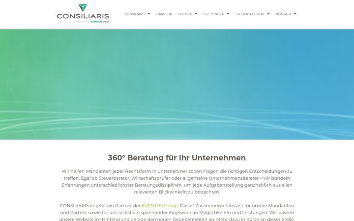 Screenshot of consiliaris.de