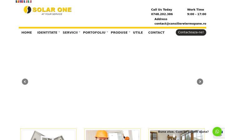 Screenshot van consilieretermopane.ro