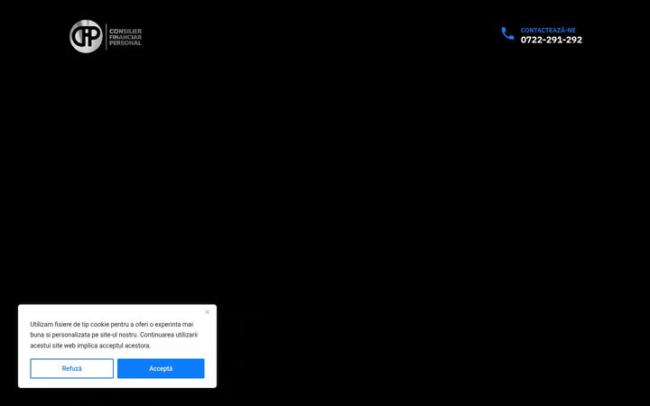 Screenshot van consilierfinanciarpersonal.ro