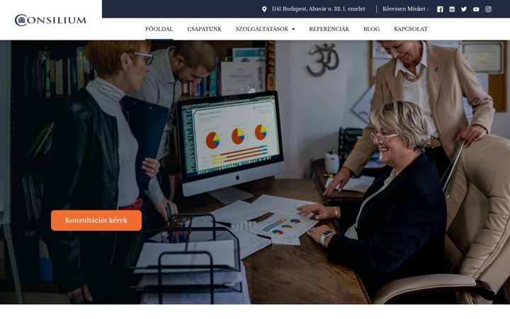 Screenshot of consilium.hu