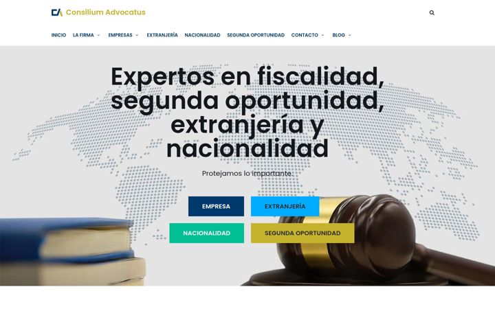Screenshot of consiliumadvocatus.com