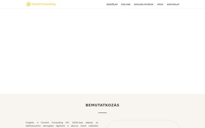Screenshot of consintconsulting.hu