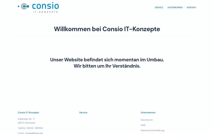 Screenshot of consio.de